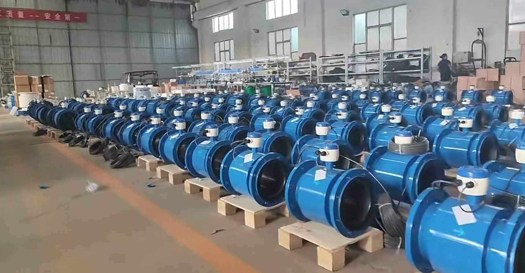 batch of elecromagnetic flowmeter